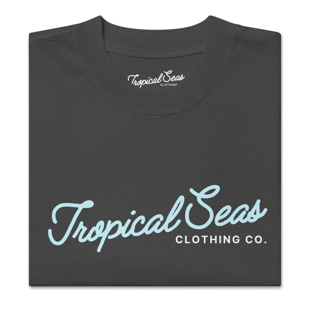 Camiseta de Gran Tamaño con Estampado Tropical