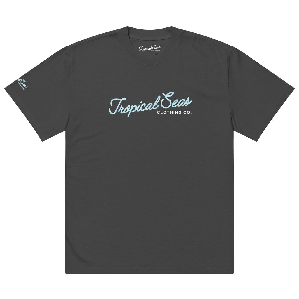 Camiseta de Gran Tamaño con Estampado Tropical