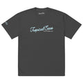 Camiseta de Gran Tamaño con Estampado Tropical