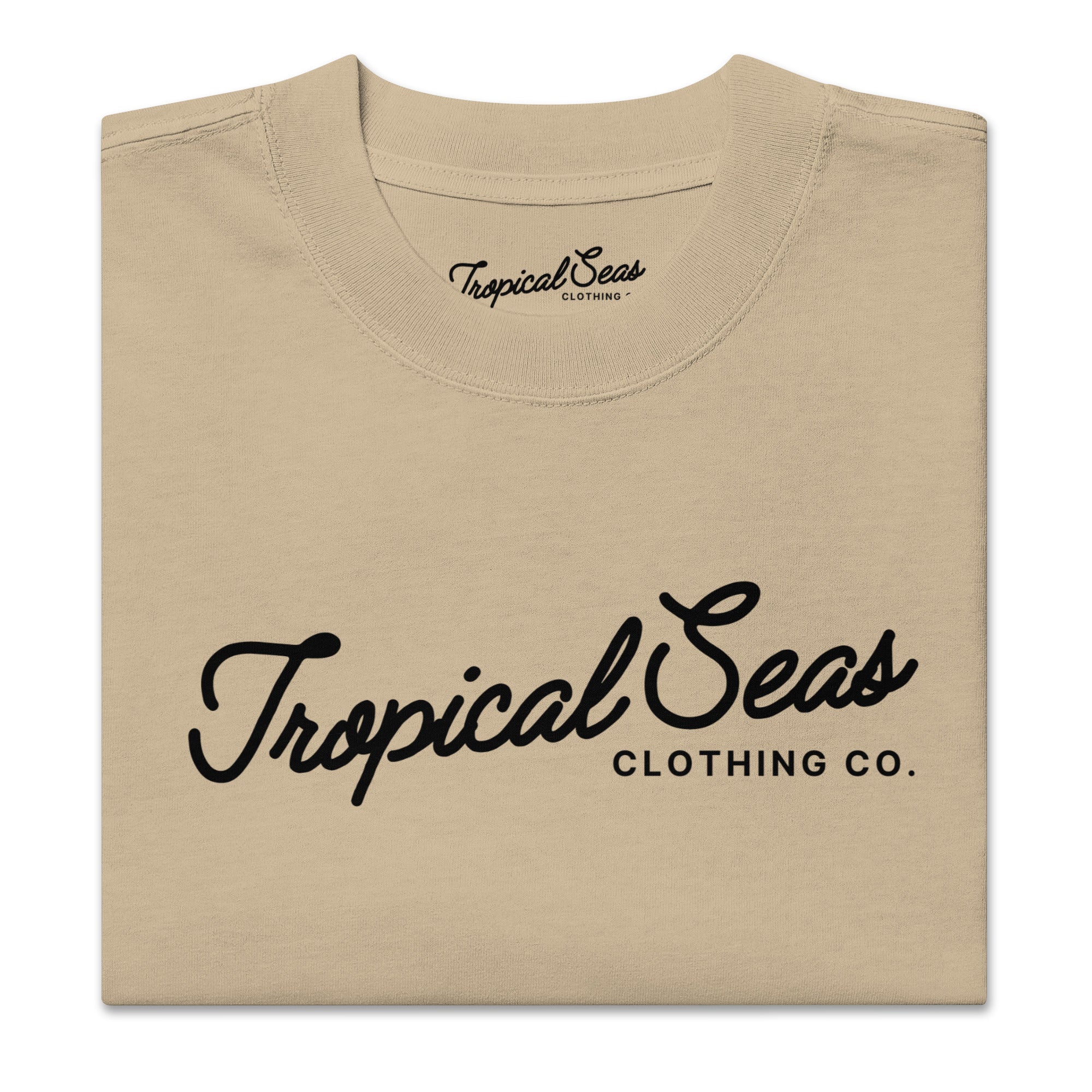 Camiseta de Gran Tamaño con Estampado Tropical