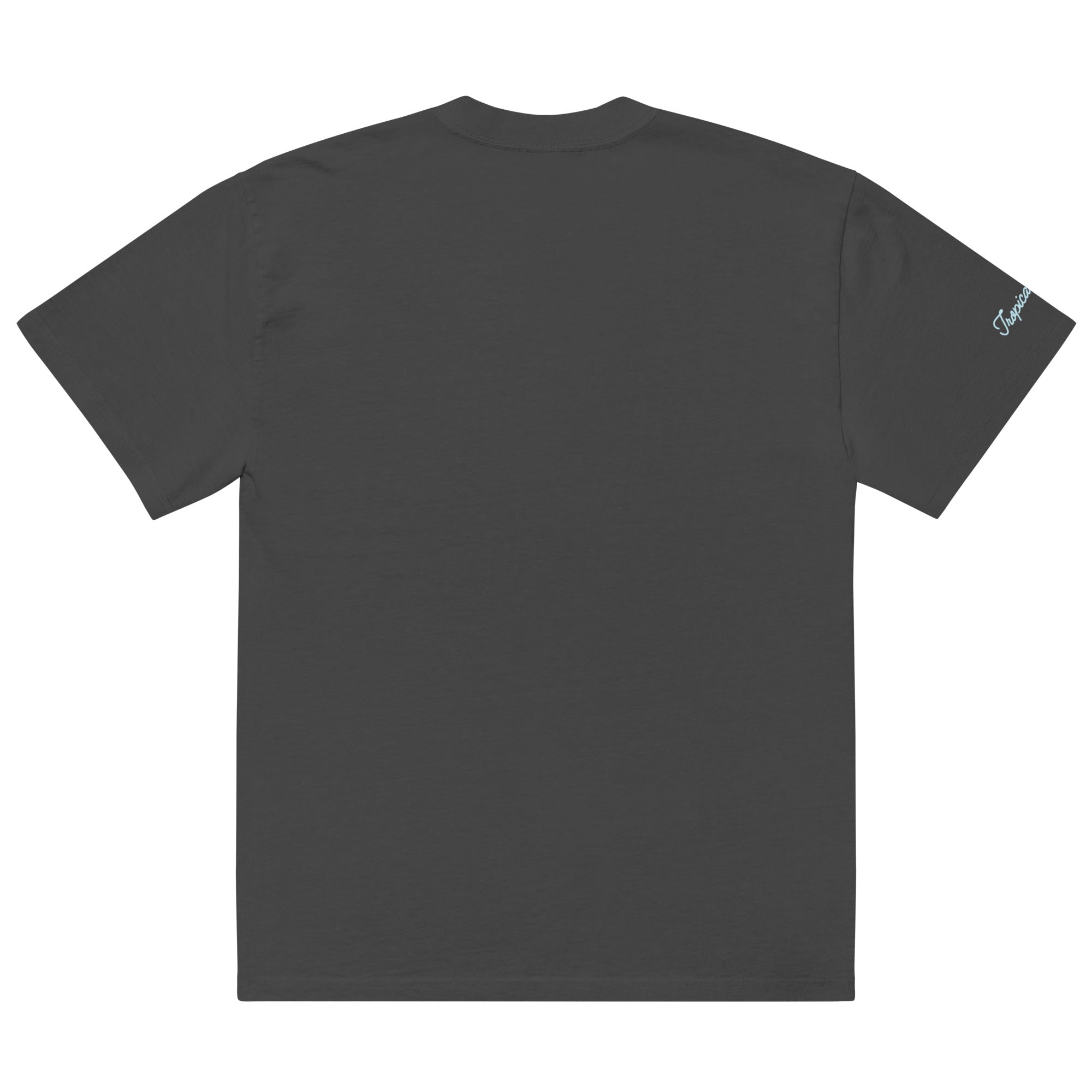 Camiseta de Gran Tamaño con Estampado Tropical