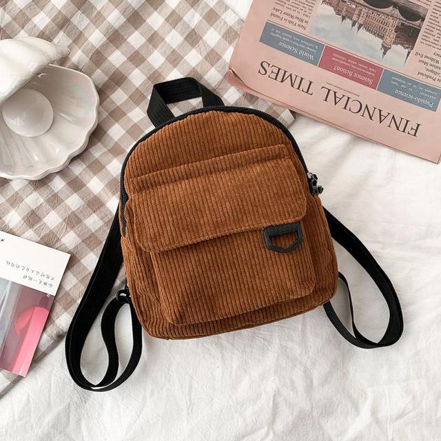 Mochila Mini de Pana para Mujeres
