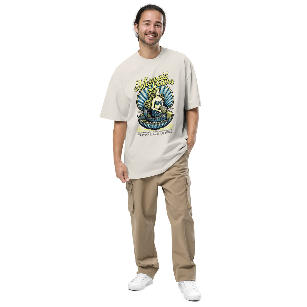 Camiseta de gran tamaño Sueños de Sirena