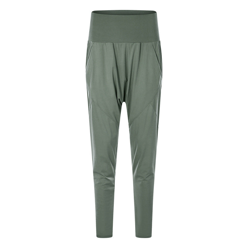 Pantalones Harem Sueltos para Mujeres con Bolsillos