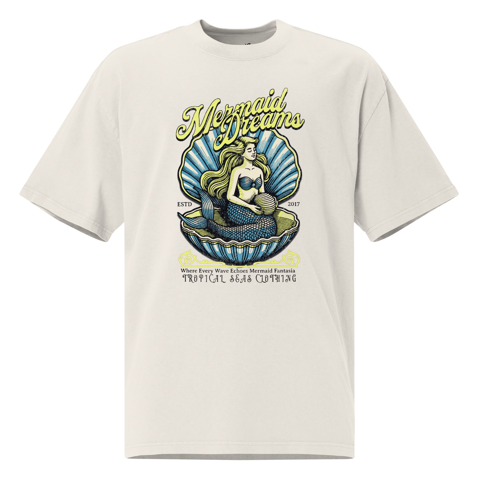 Camiseta de gran tamaño Sueños de Sirena
