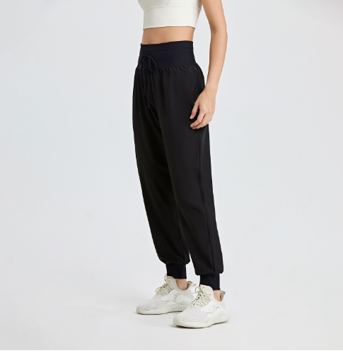 Pantalones Harem Sueltos para Mujeres con Bolsillos
