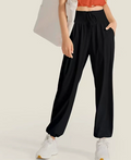 Pantalones Harem Sueltos para Mujeres con Bolsillos